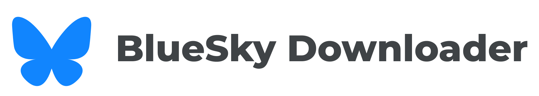 BlueSky Downloader Logo